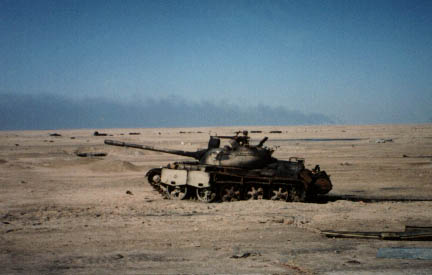 Destroyed tanks